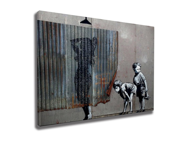 Wallity WY55 Banksy Lienzo Decorativo 50 x 70 cm Wallity WY55 Banksy Lienzo Decorativo 50 x 70 cm